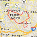 Almost 12 miles route map