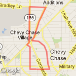 K to Bradley Blvd route map