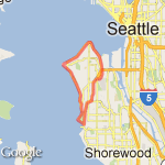 West Seattle Loop route map