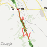 Uphill Darwen & Park Runs route map