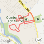 C&A 5K route route map