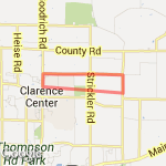 Clarence Bike Path route map