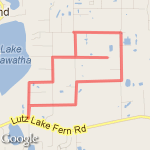 Adventure Race Training route map