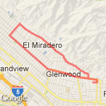 Run 6 mile route map