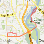 Southland river run route map