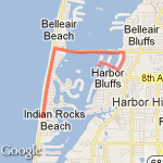 7 miles hills and beach route map