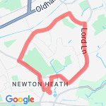 COURT DRIVE LOOP route map