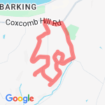 Little Harder Easy Route route map