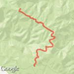 Zaca Ridge Rd. Run route map