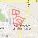 across the street route map