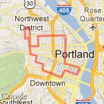 West side walk route map