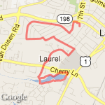 Halfway There! route map