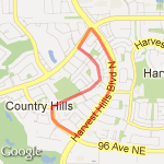 My Neighbourhood route map