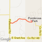 Flintwood and back route map