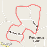 Nats 2mile loop route map