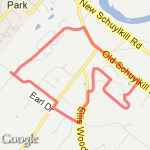 Short Loop route map