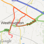 westhoughton 7 mile route map