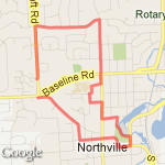 Taft/Gateway/Center St. route map