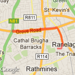 18 minute run route map