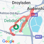 DEBDALE THROUGH THE PARK route map