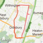 Withington / Didsbury route map