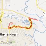 Home-Harrell'Ferry route map