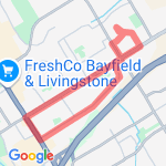 4.5km - NE Barrie route map