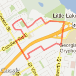 5km - NE Barrie route map