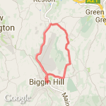 11km or just over route map