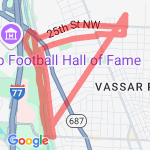 Down to the Park And Back route map