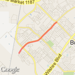 Renfro to FM 731 Down and Back route map