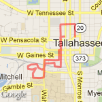 CCYS Railroad Square Course route map
