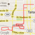 CCYS Celtic 5K route map