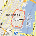 Hoboken Loop route map