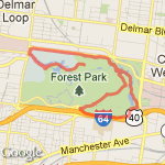 8.5 miles route map