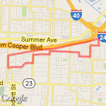 Greenline Mix route map
