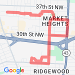 Run to G Road and Back route map