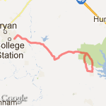 Sam Houston Small Tour route map