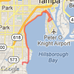 14 miles do  over route map