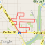 Run Like a Wildcat 5K route map