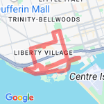 10 km farklet route map