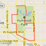 Map for 5k Course route map