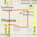 1S small run route map