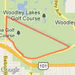 Balboa Park 5k #1 route map