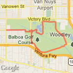 Balboa Park 6 Mi route map