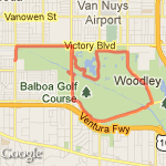 Balboa Park 7 Mi route map