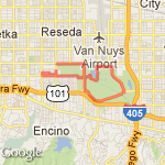 Balboa Park 9 Mi route map