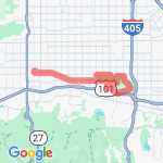 20 Mi Bike eEncino route map