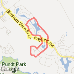 4 Mile Run route map