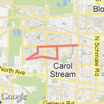 six mile loop route map